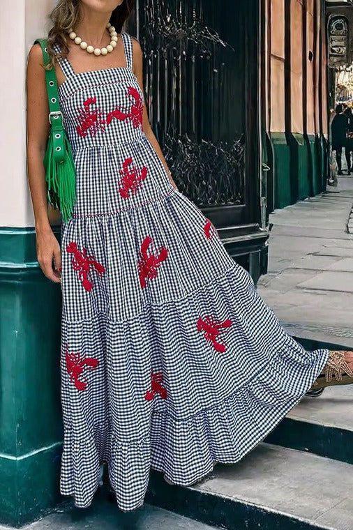 Alya Lobster Midi Elbise