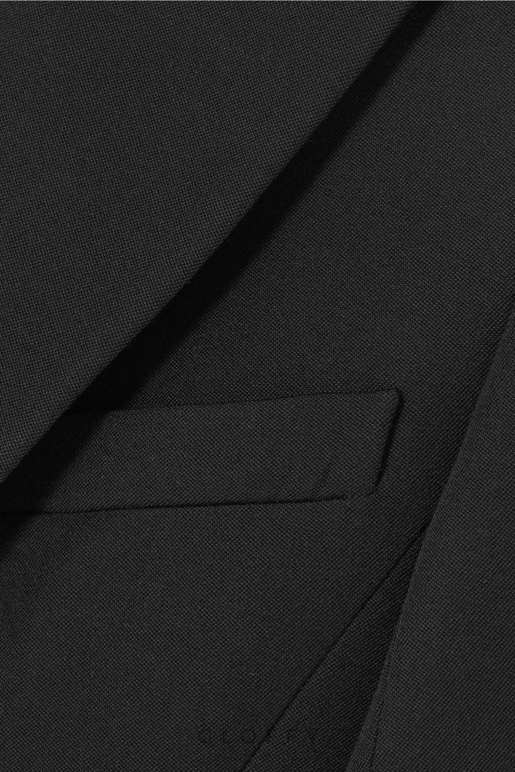 Simona Tuxedo Uzun Blazer Elbise