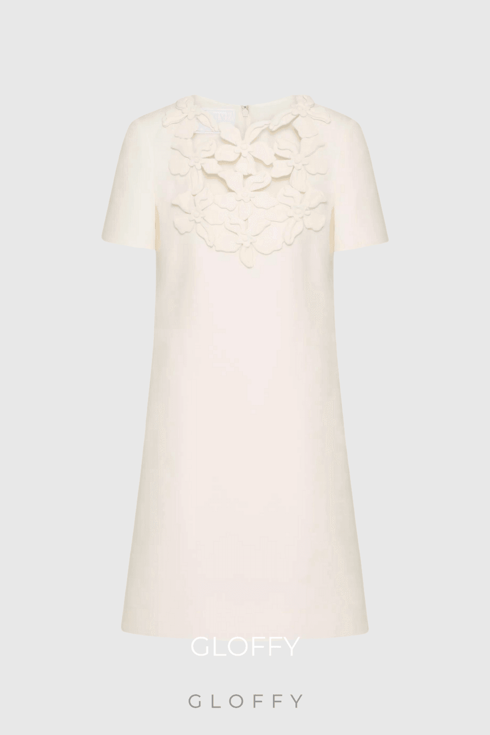 Kira Kısa Kollu Çiçek Desenli Mini Elbise