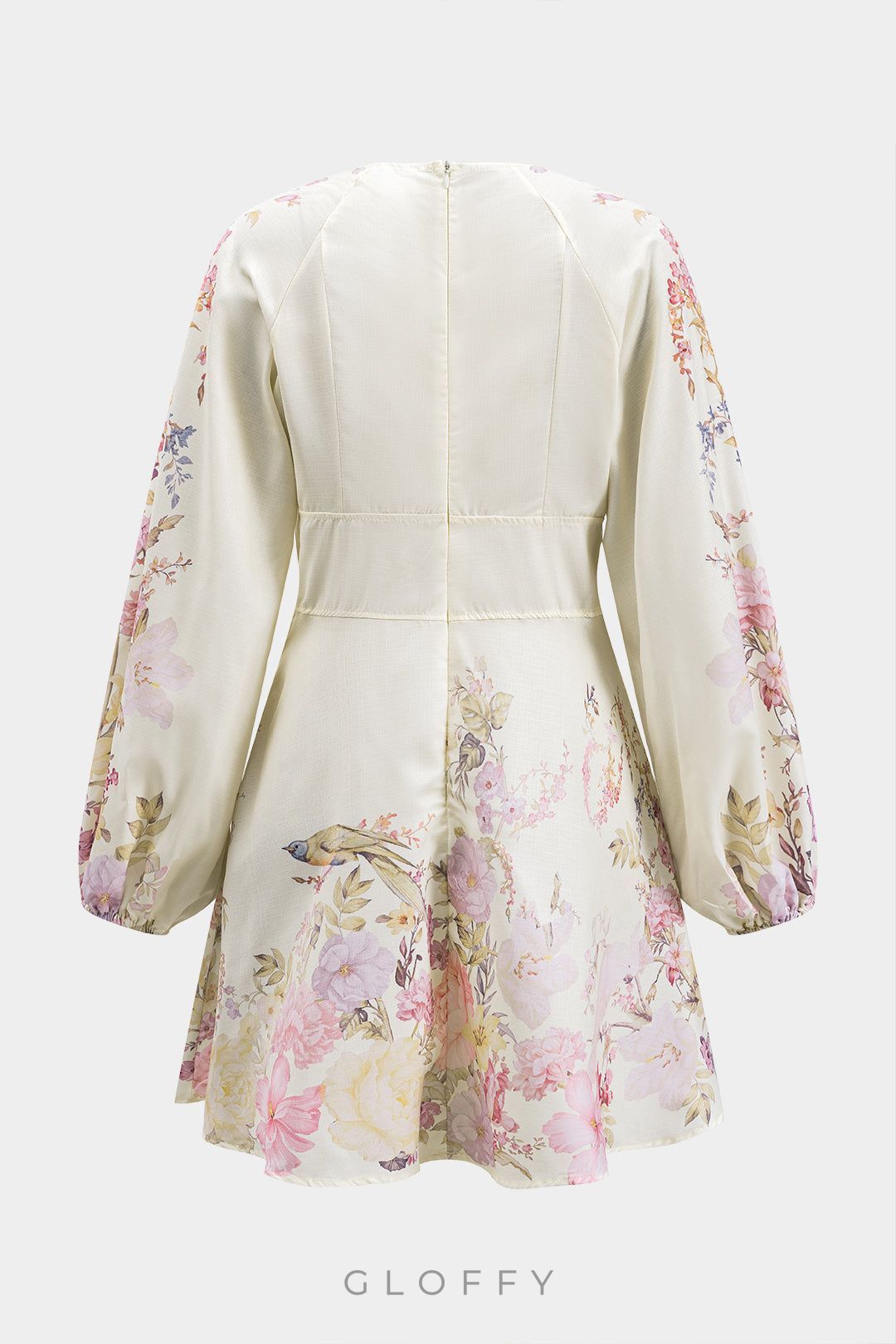 Juliette Bağcıklı Uzun Kollu Mini Elbise