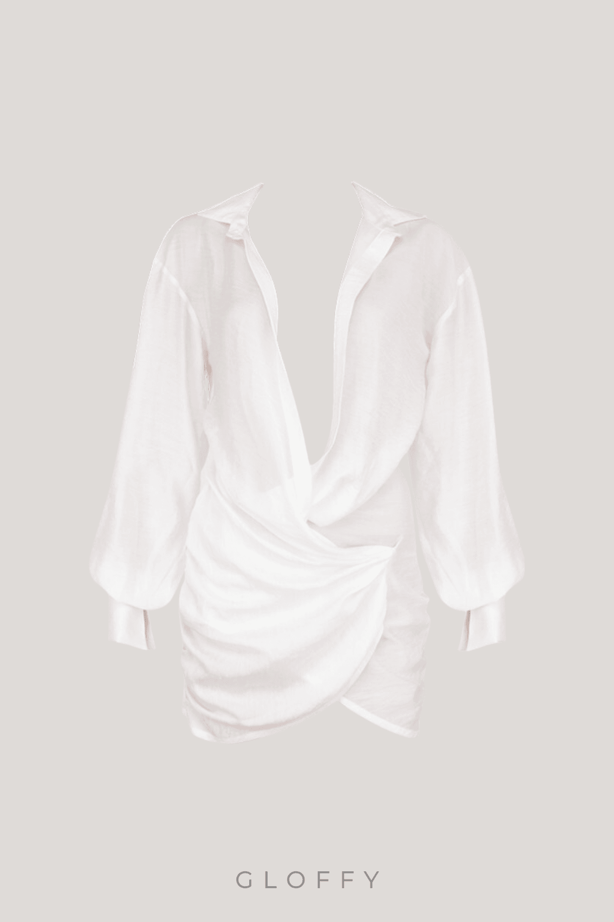 Adler Pileli Çapraz Mini Gömlek Elbise