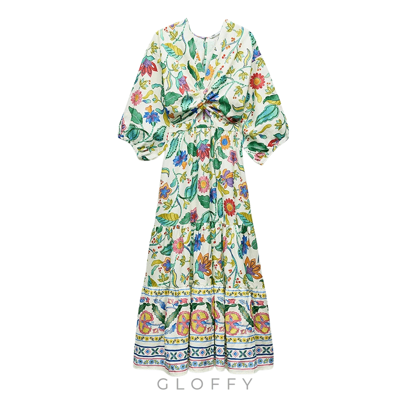 Isabella Fener Kol Midi Elbise