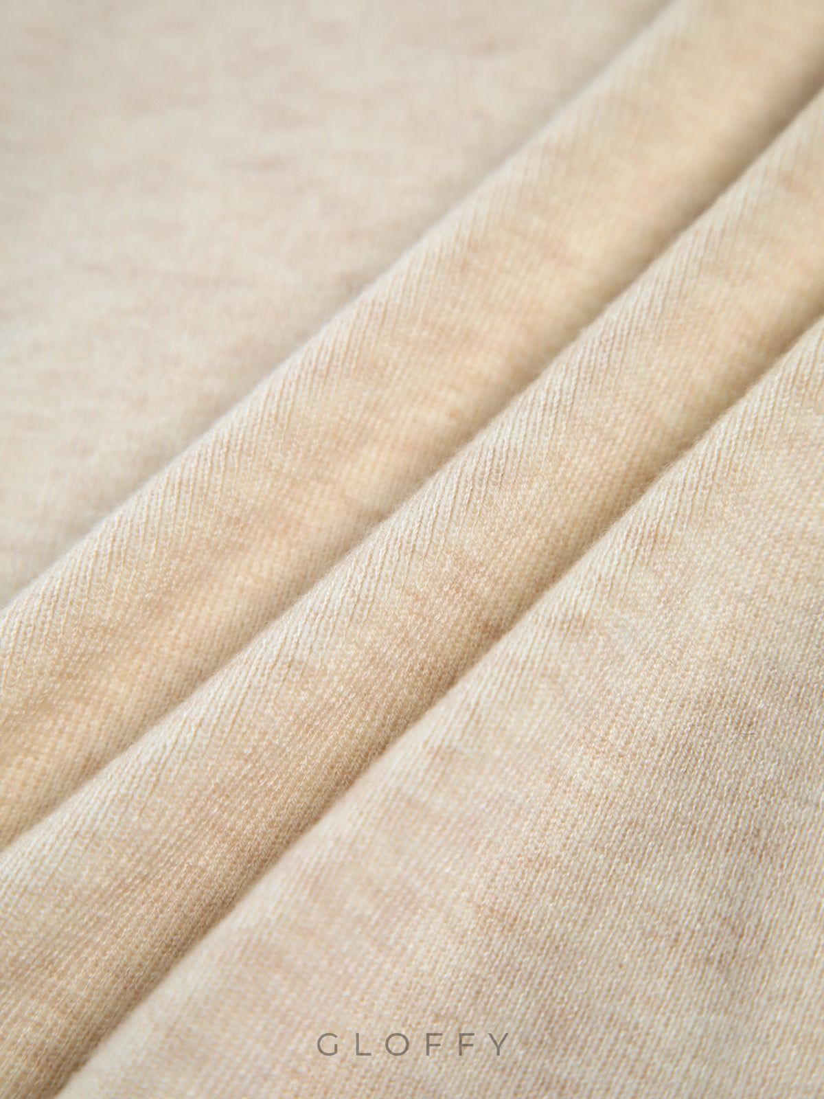 Drapeli Yumuşak Fit Triko Bluz – Krem