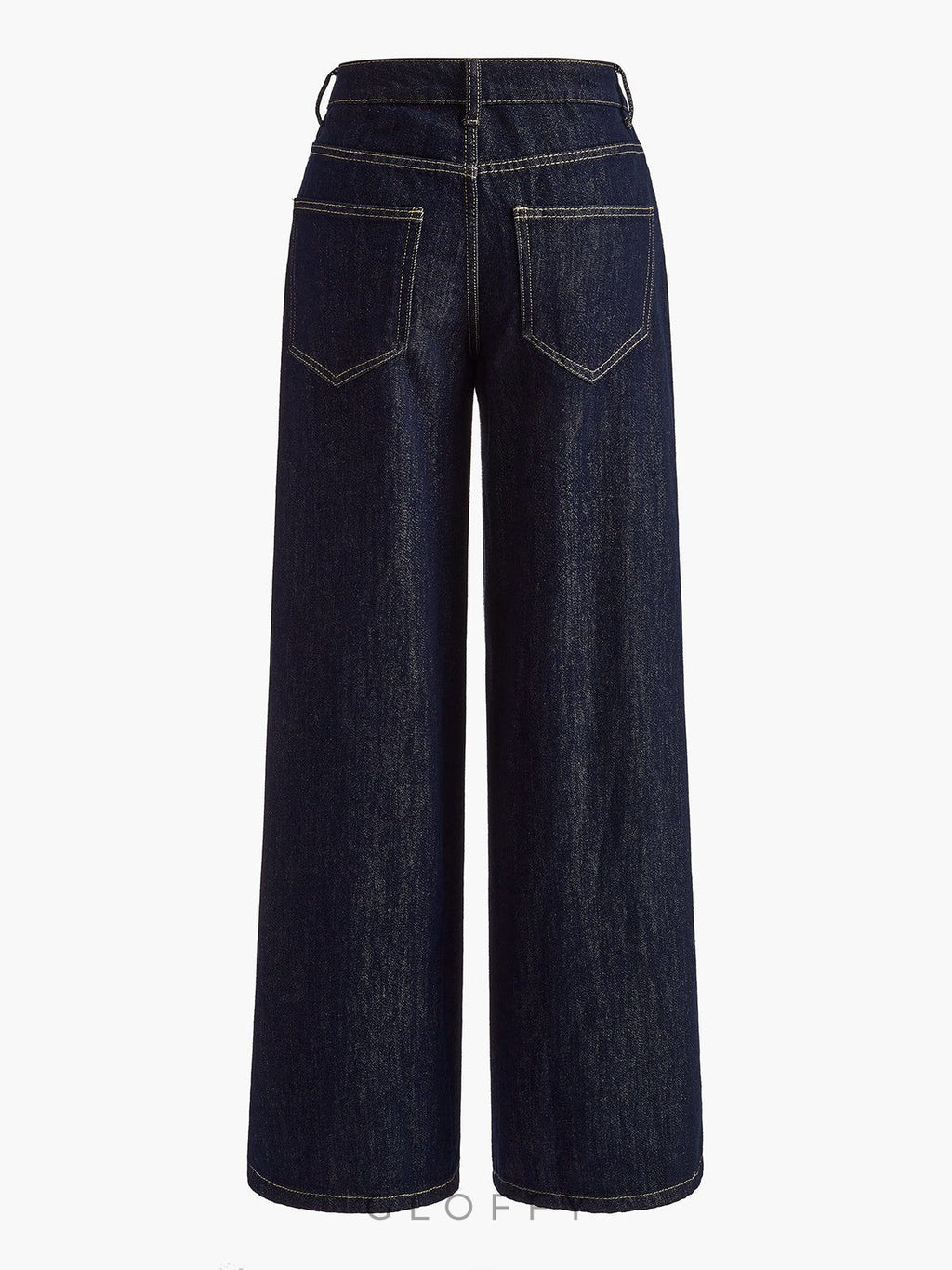 Aurora Vintage Geniş Paça Denim Jeans
