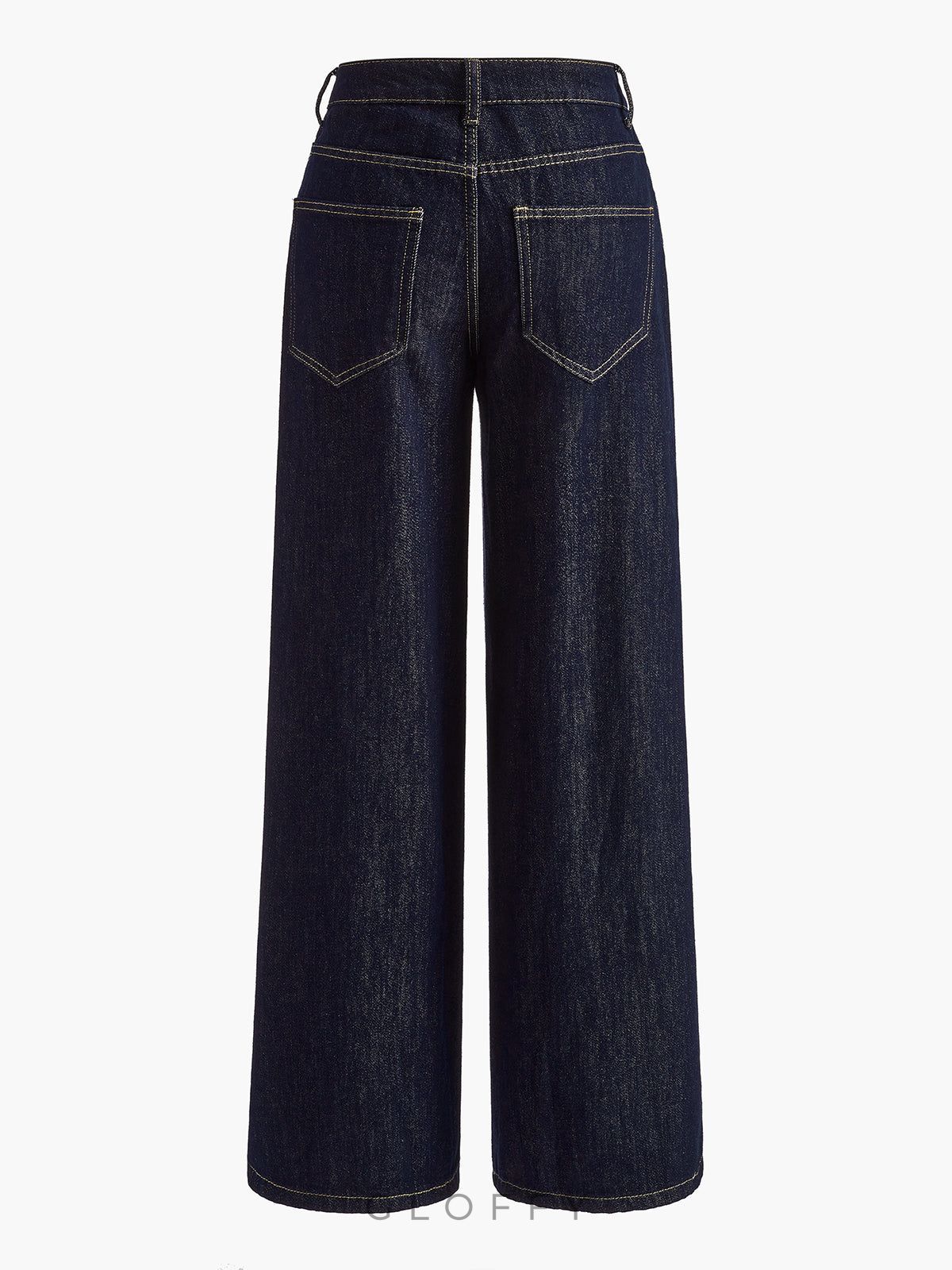 Aurora Vintage Geniş Paça Denim Jeans