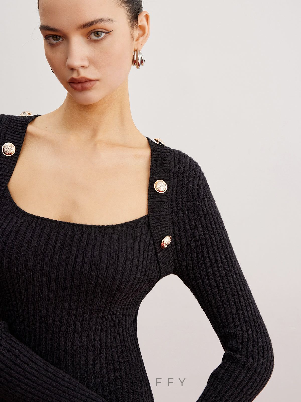 Ribanalı Bolero Detaylı Dar Kesim Triko Elbise