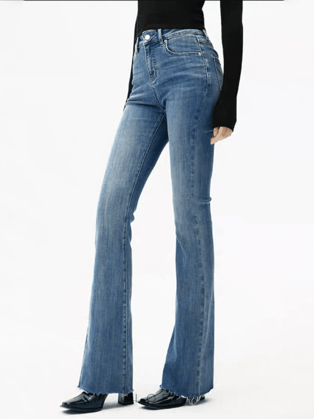Fiona Yüksek Bel Bootcut Denim Jeans