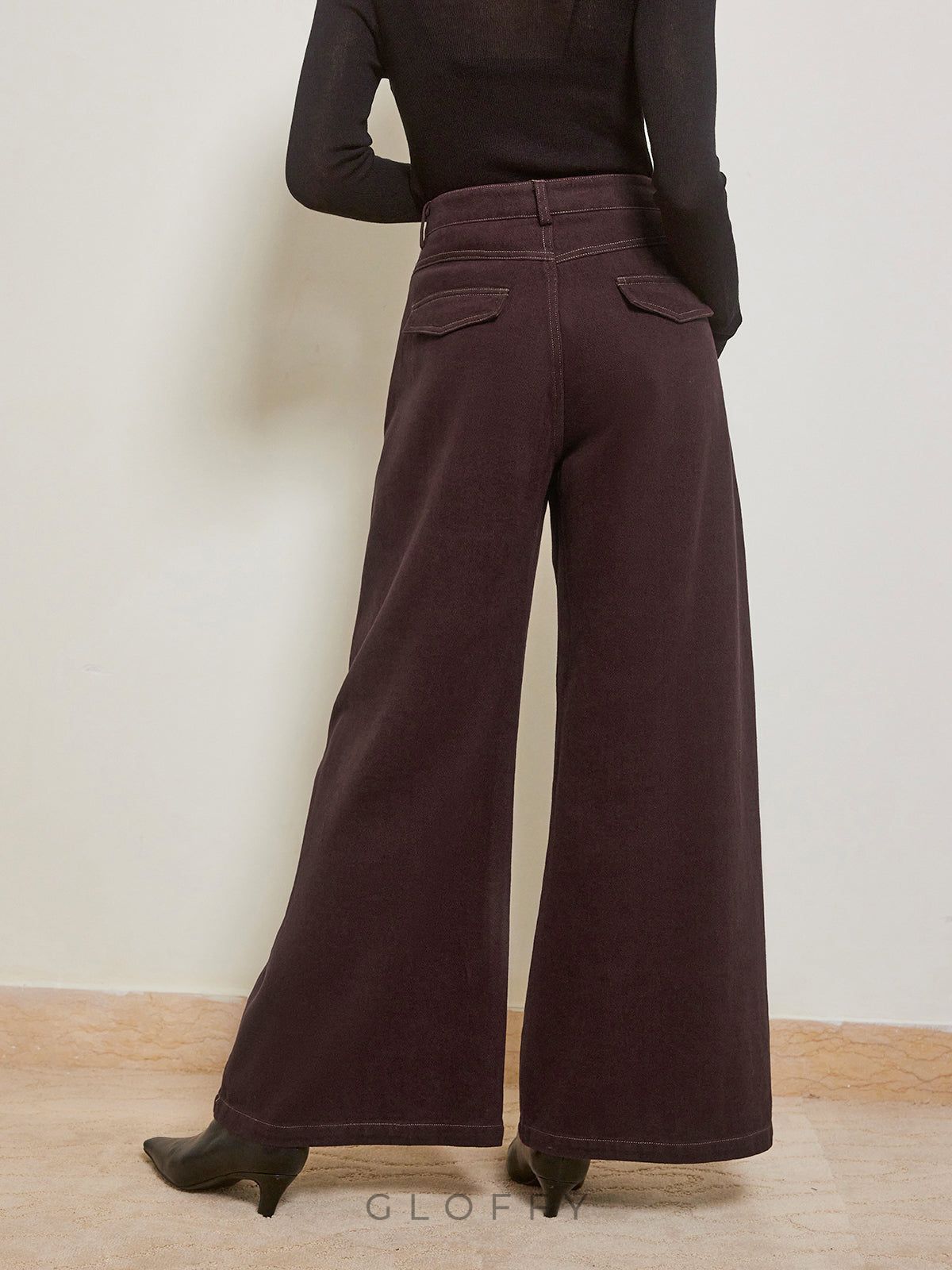 Amara Geniş Paça Denim Jeans