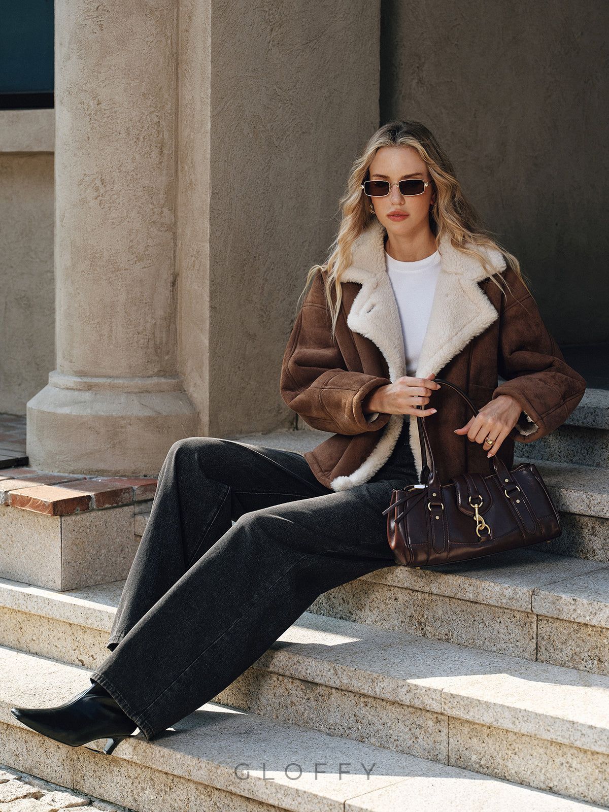 polar astarlı yaka kaban