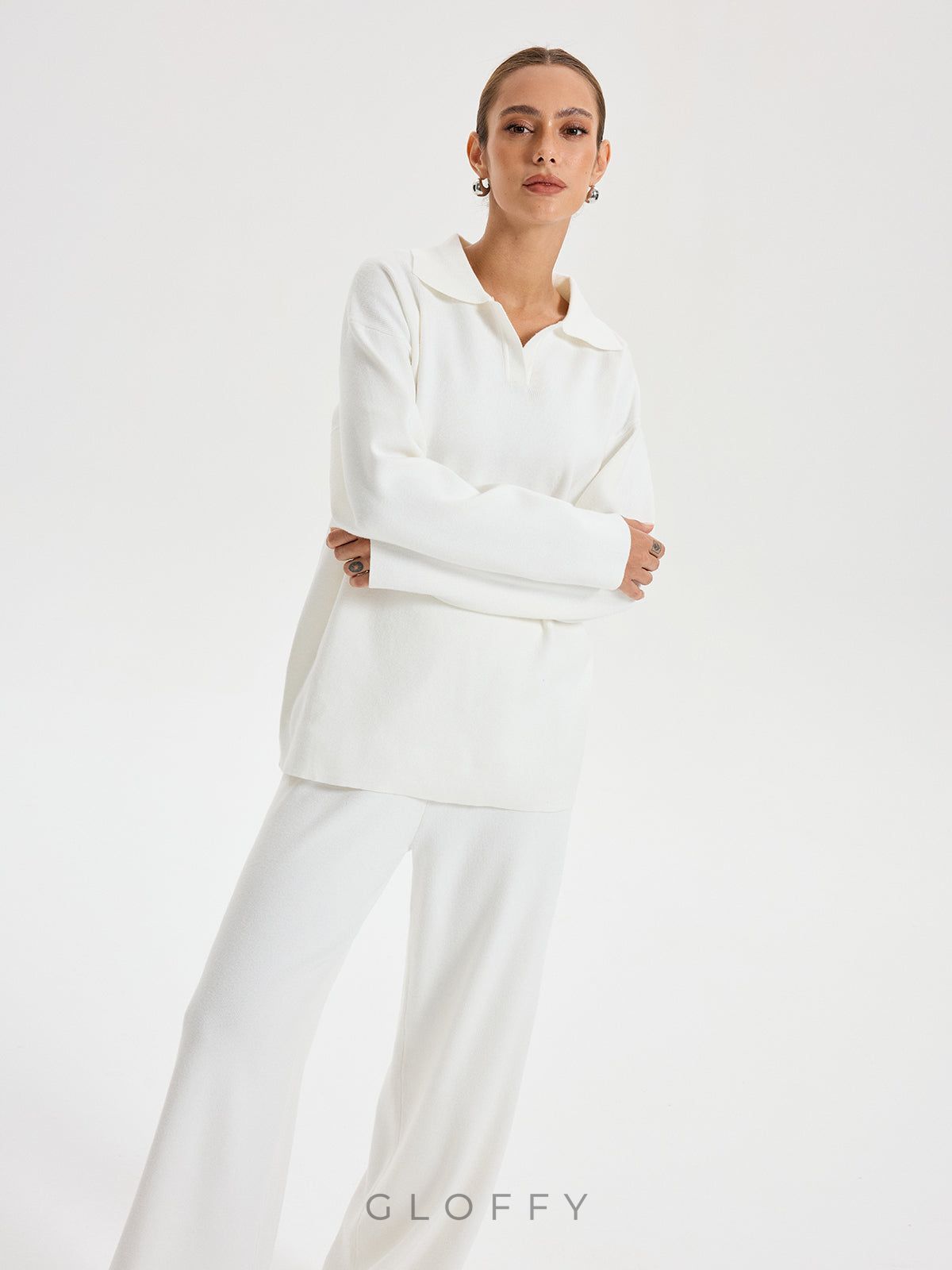 Oversized Polo Takım Seti