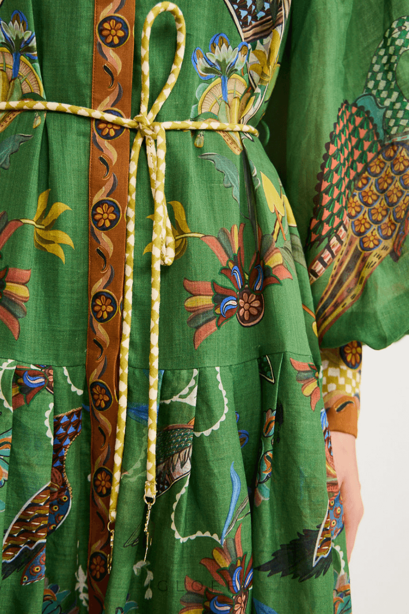 Marcella Balon Kol Maxi Elbise