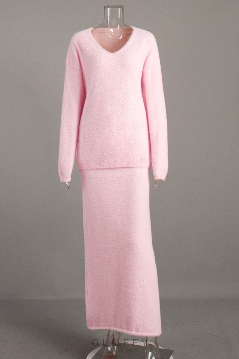 Barbara Uzun Kollu Örgü Takım