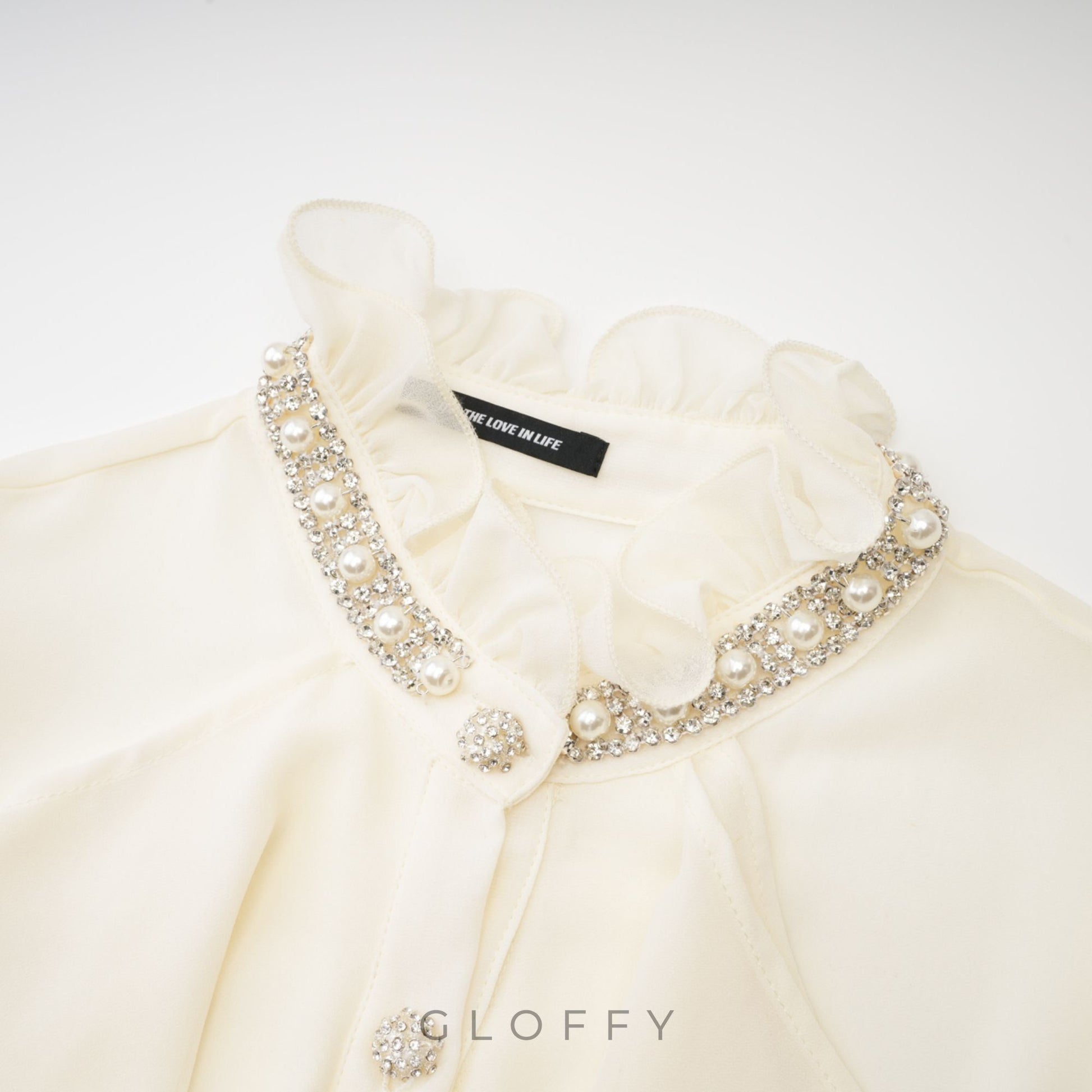 Serenelle Fırfır Detaylı Süslemeli Gömlek