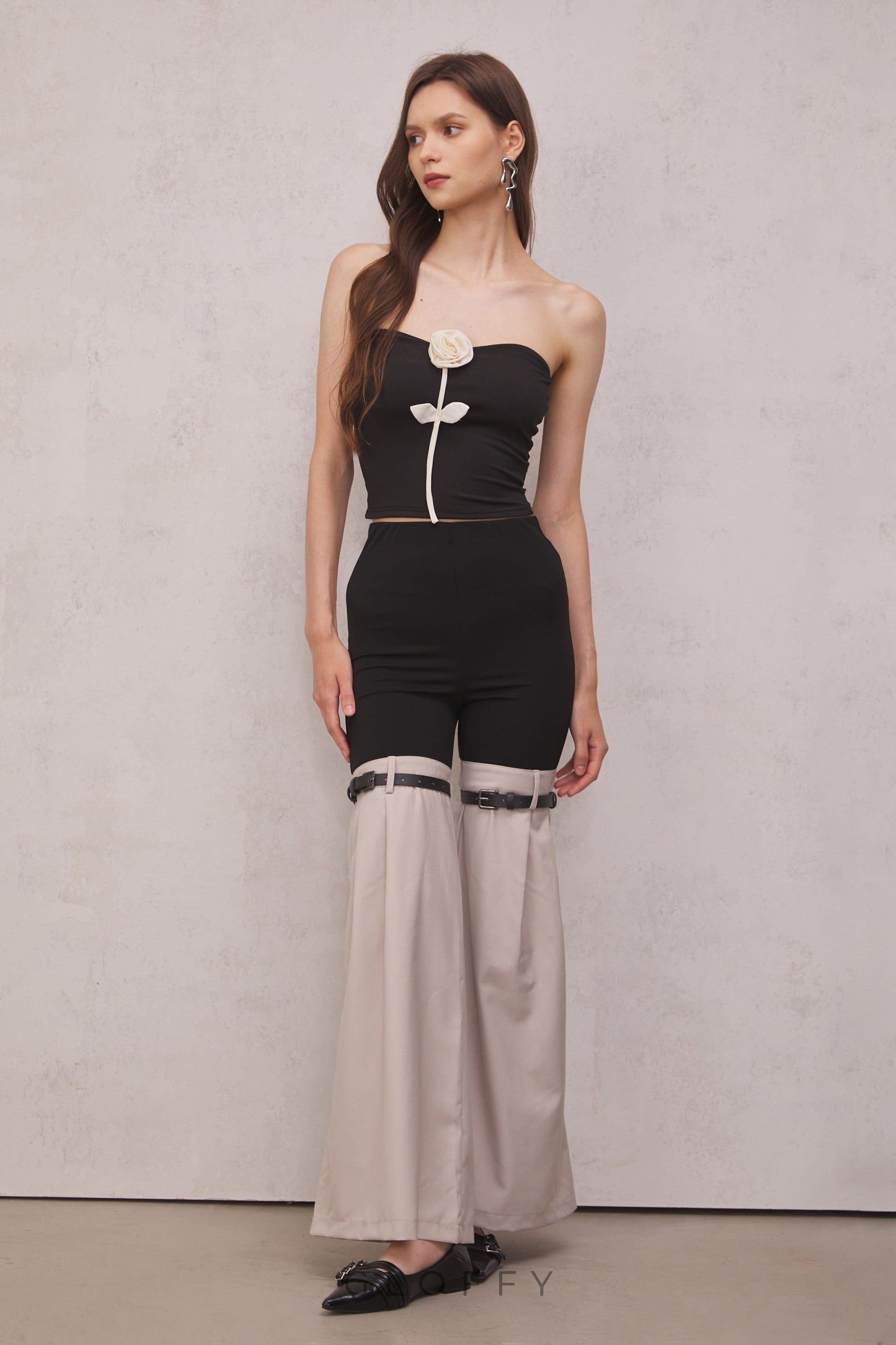 Willow Dekonstrükt Bej Pantolon