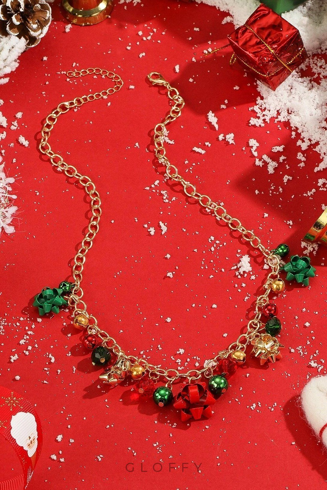 Eileen Noel Jingle Bell Alaşım Çiçek Kolye