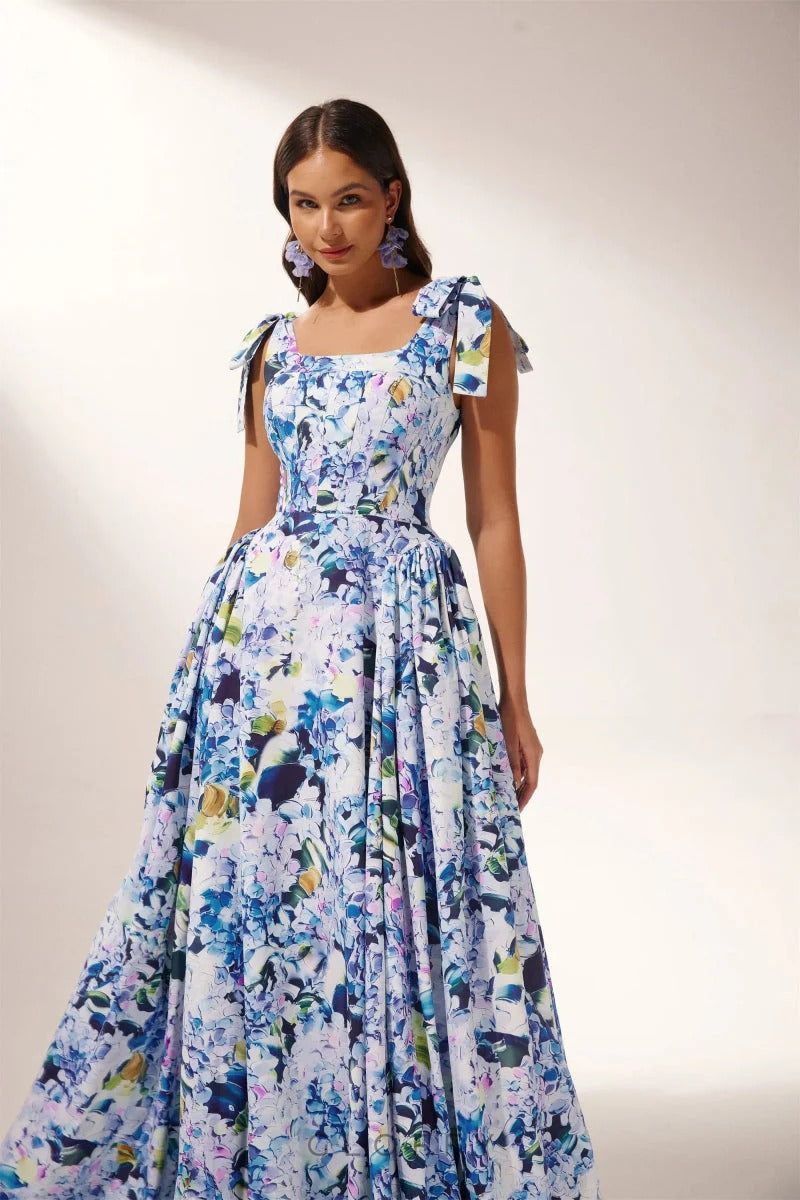 Albertine One-Shoulder Maxi Elbise
