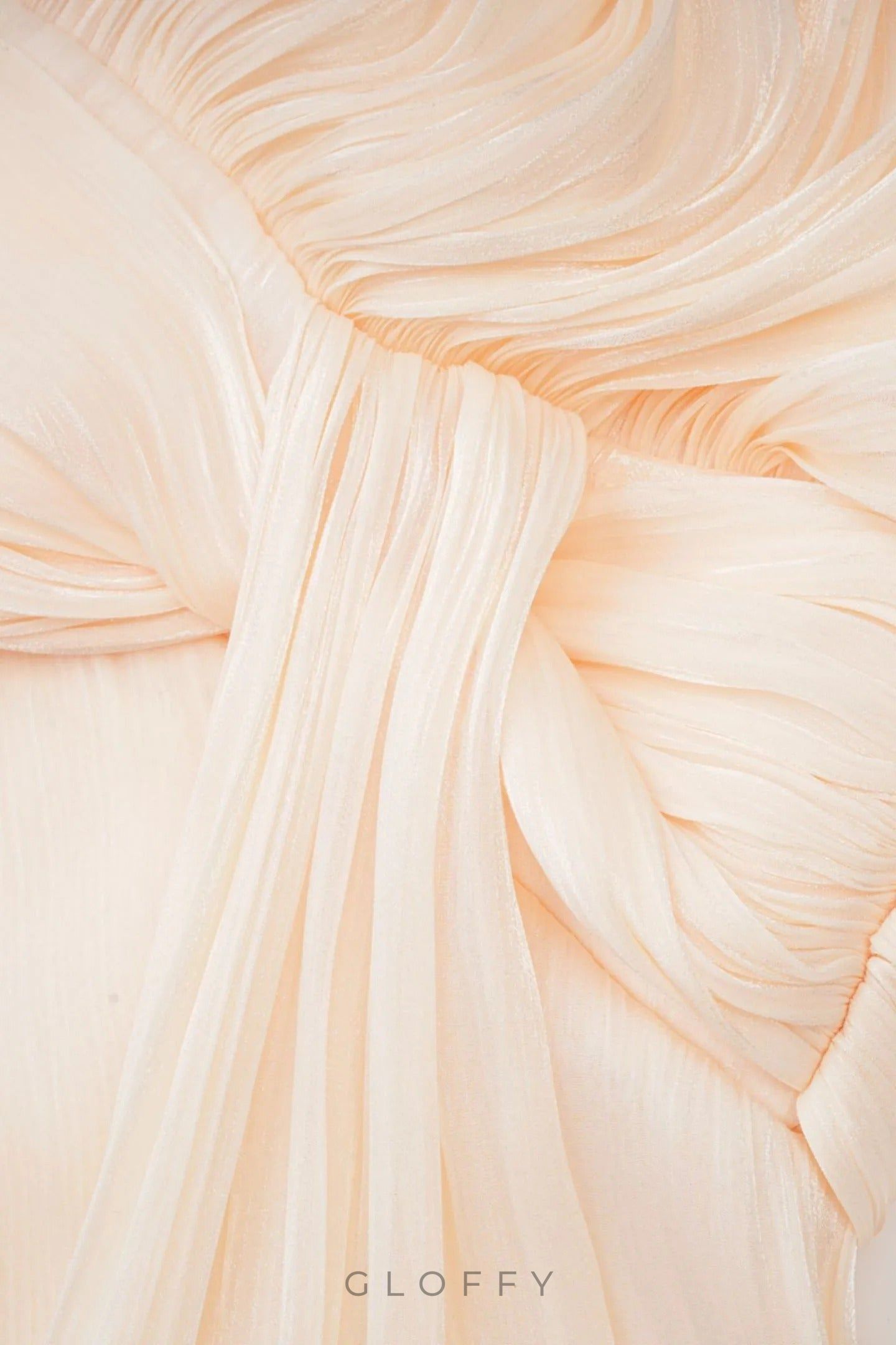 Gloffy Drapeli Volanlı Pileli Mini Elbise