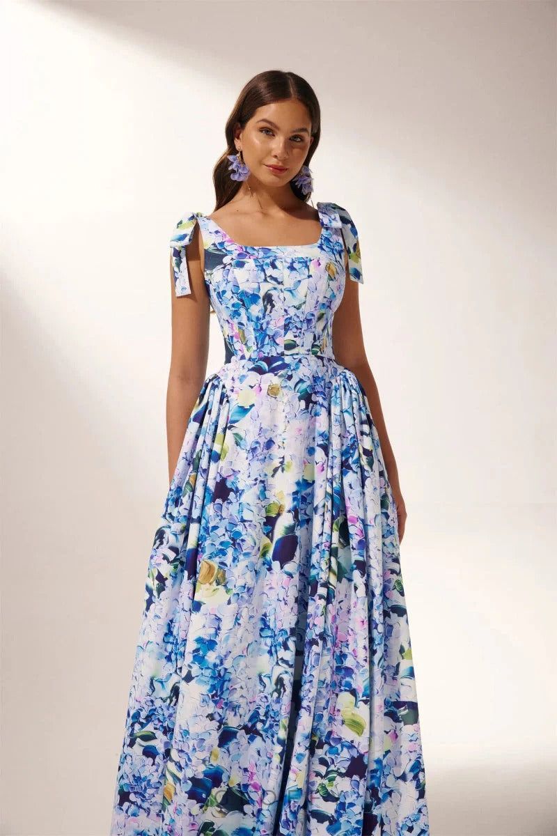 Albertine One-Shoulder Maxi Elbise