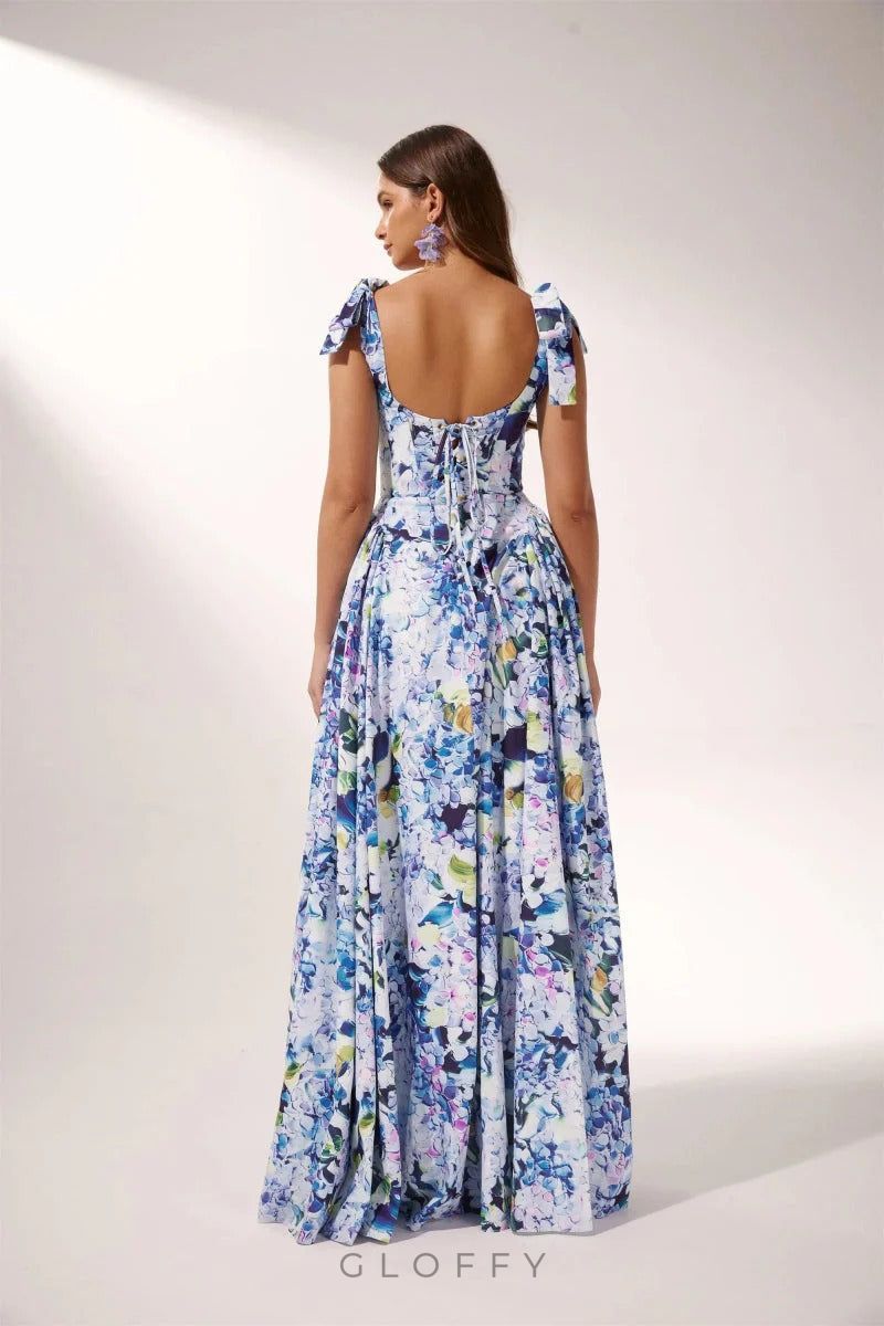 Albertine One-Shoulder Maxi Elbise