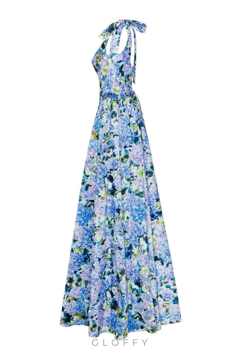 Albertine One-Shoulder Maxi Elbise