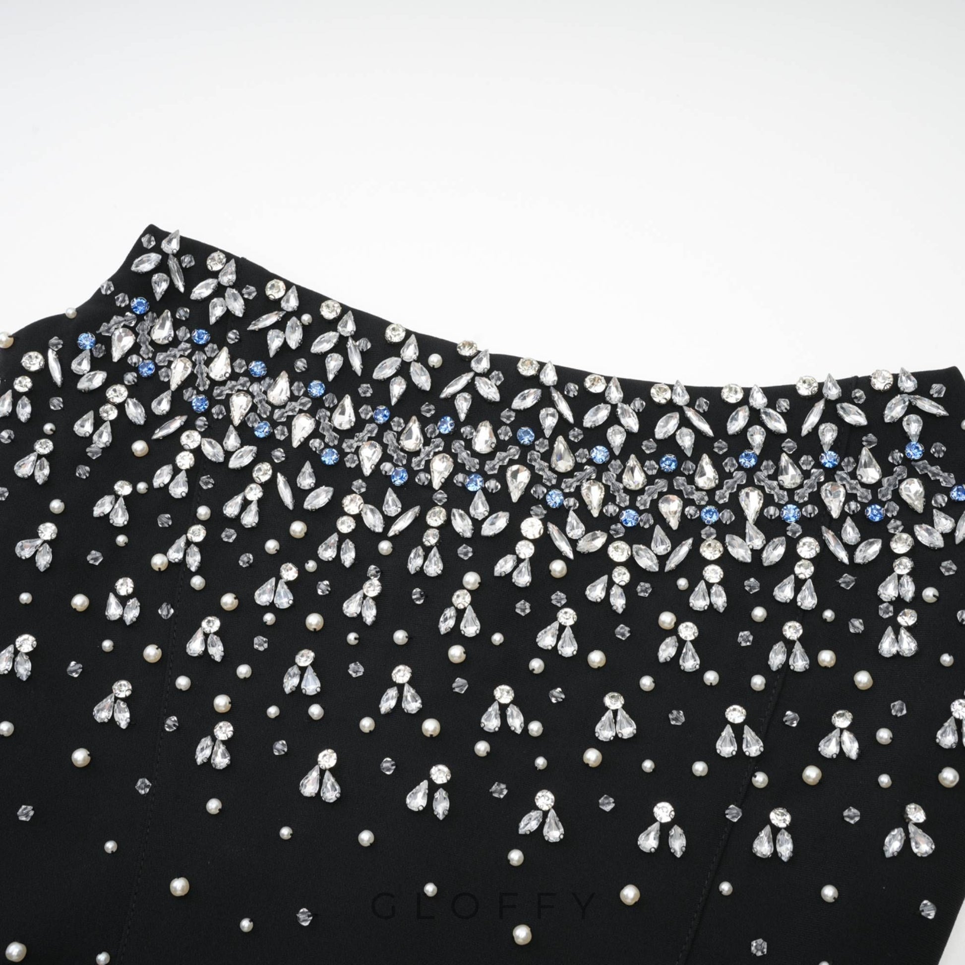 Bella Kristal Taşlı Mini Elbise