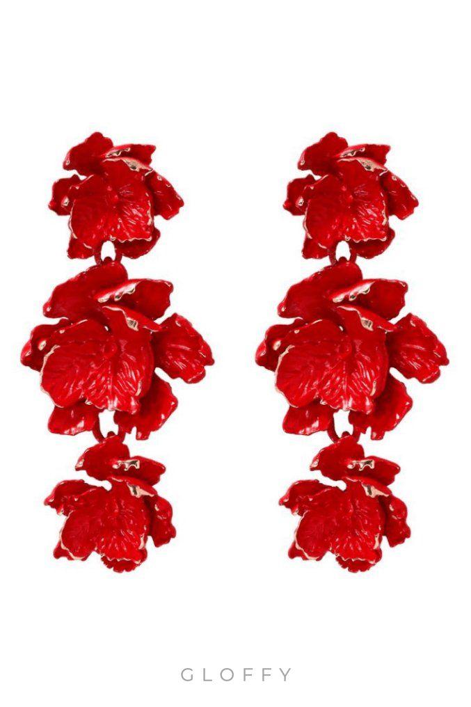 Phyllis Varnish Çiçek Küpeleri