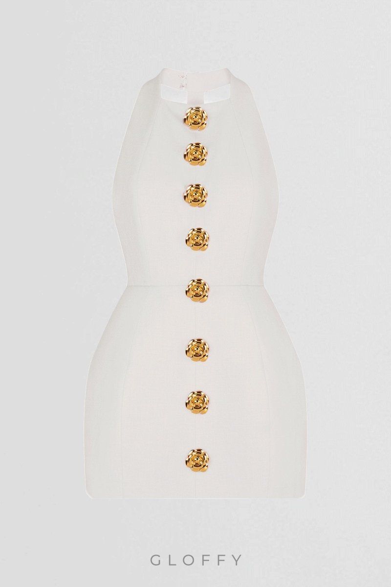 Rebecca Açık Sırt Mini Elbise