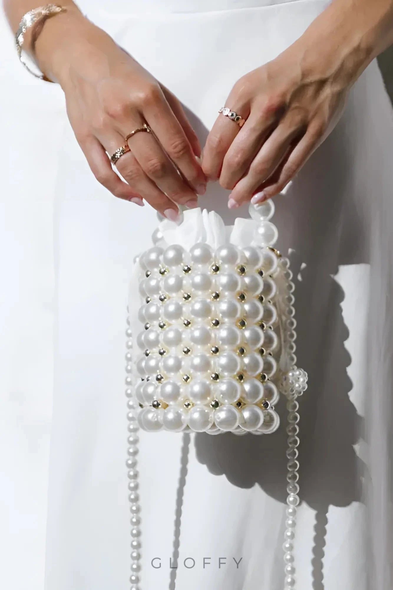 Renate İnci Kaplamalı Çanta