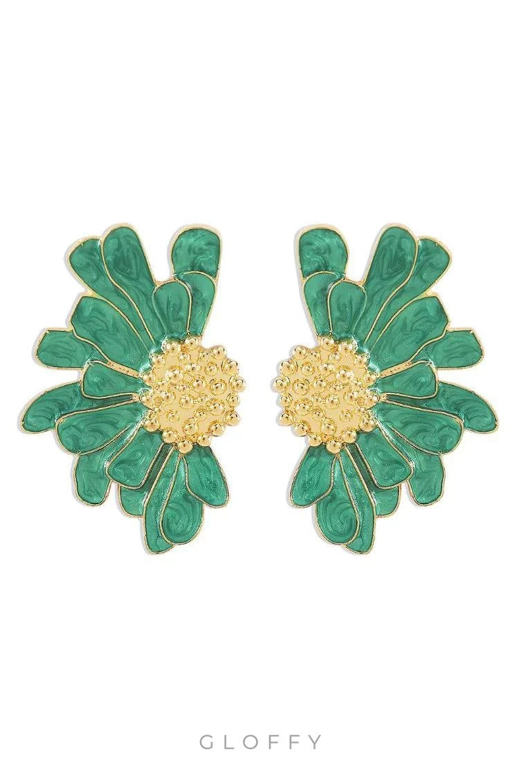 Sibyl Demi-çiçek Küpeler